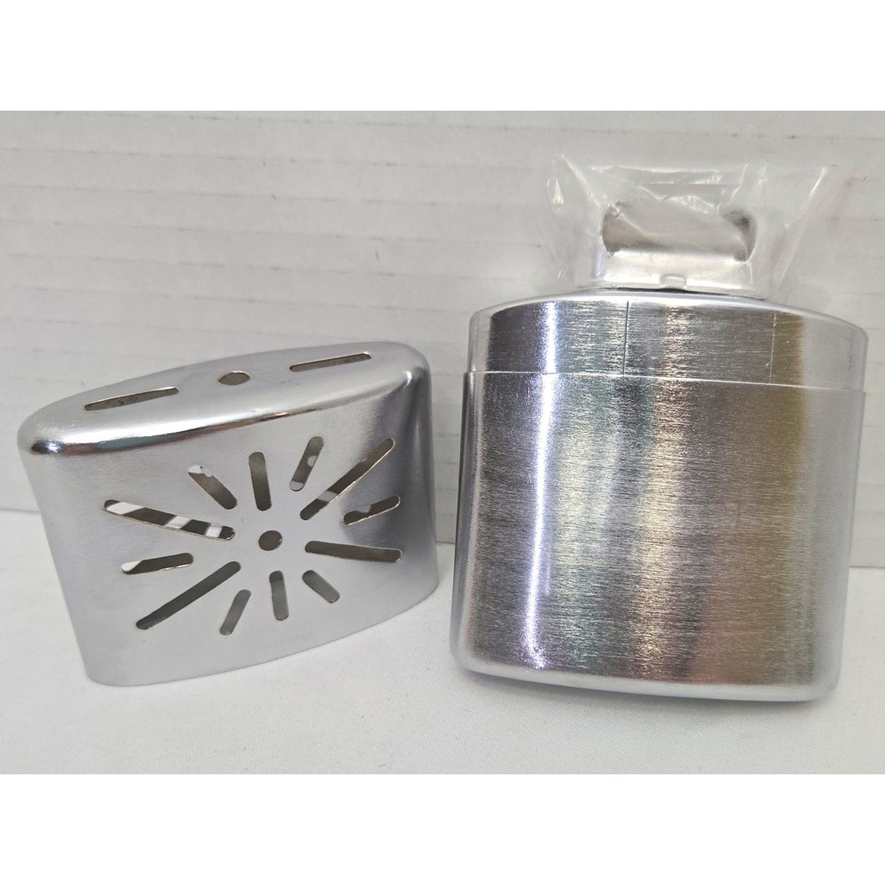 Vintage Mid-Century Chrome Pocket Hand Warmer Hong Kong UNUSED New Old Stock